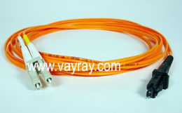 Multimode Duplex LC MTRJ Fiber Optic Patch Cable